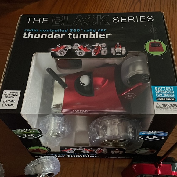 NIB Radio Controlled 360 Rally Car Thunder Tumbler Red - Picture 12 of 14